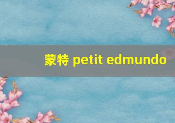 蒙特 petit edmundo